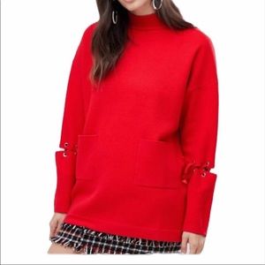 Liquorish from Asos | red long sleeve sweater